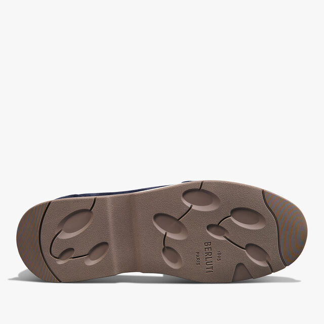 Echappée Suede Calf Loafer, BLU, hi-res 7