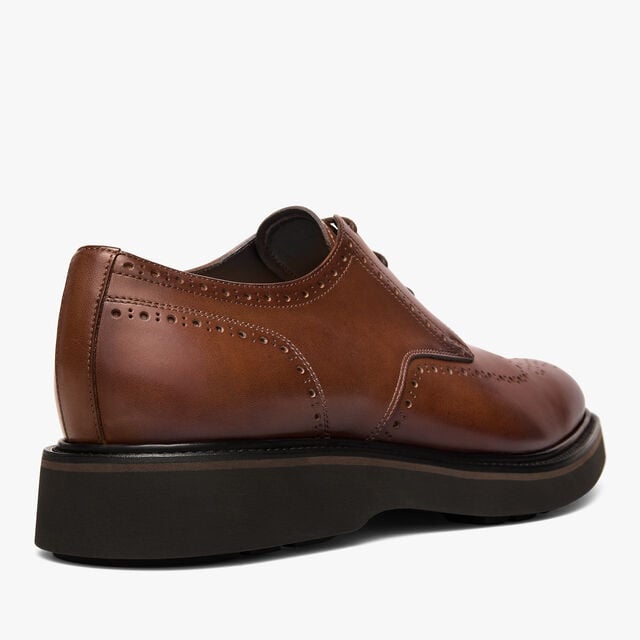 Alessio Natural Calf Leather Derby , COGNAC, hi-res 5