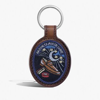 Andy Iconic Patch Felt Key Ring, BLU NOTTE, hi-res