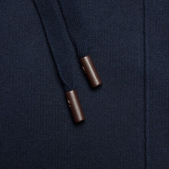 Double Face Knitted Pants, COLD NIGHT BLUE, hi-res 4