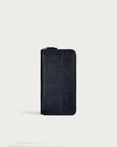 イタウバ ロングジップウォレット, Indigo Denim, hi-res