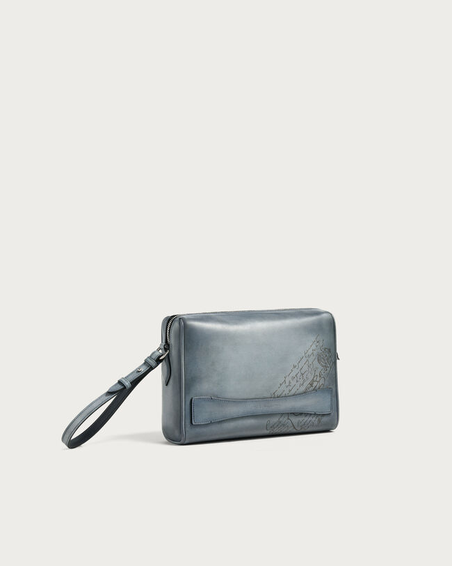 Rosewood Pouch, Bleu Brume, hi-res