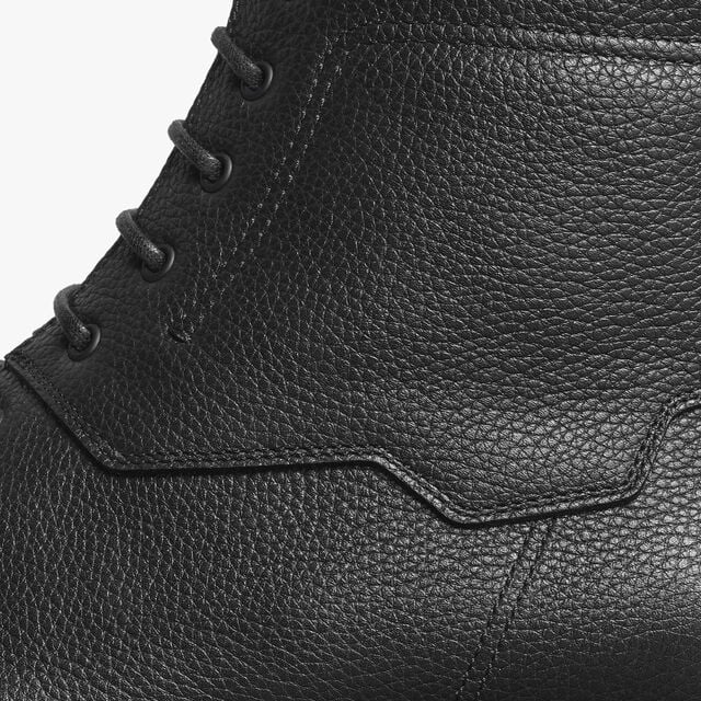 New Oslo粒面小牛皮靴 , BLACK, hi-res 8