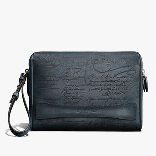 Rosewood Scritto图纹皮革手拿包