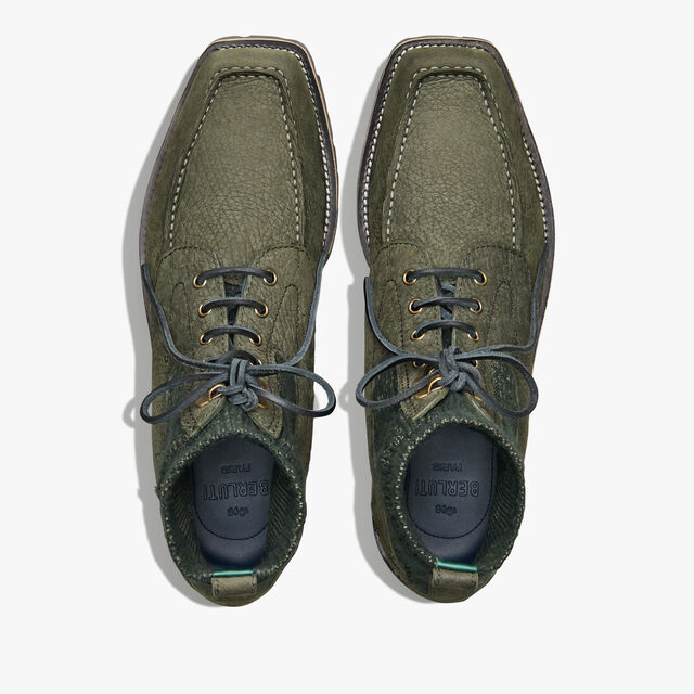 Grand Chemin Nubuck Leather Boot, FORREST GREEN, hi-res 3