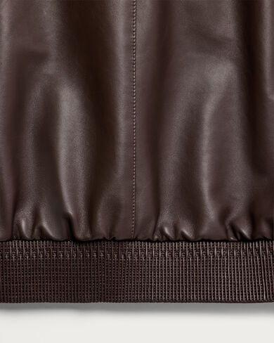 Leather Tracksuit, Earth Brown, hi-res