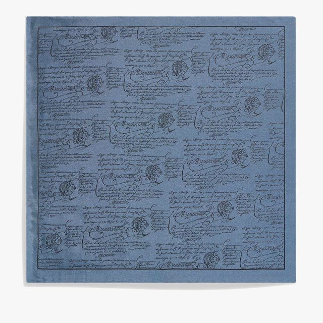 Scritto Handkerchief, TITANIUM BLUE, hi-res 1