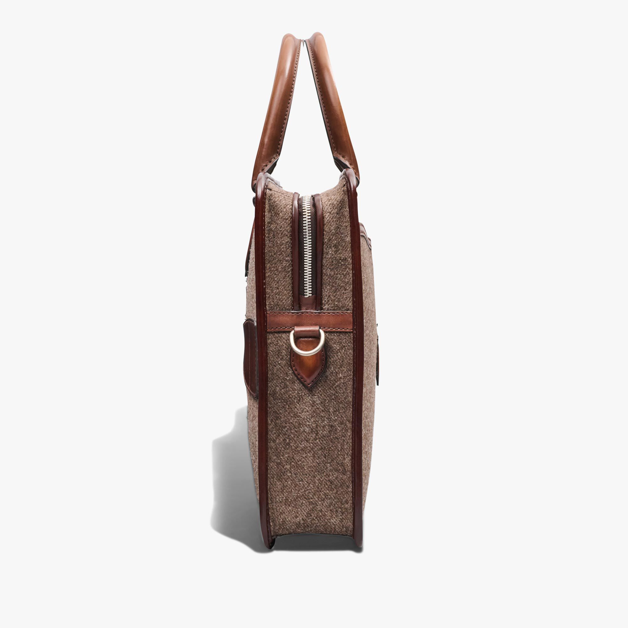 Wool briefcase hot sale