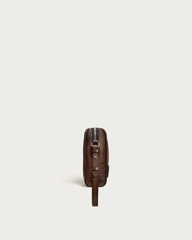 Rosewood Zipped Pouch, Cacao Intenso, hi-res
