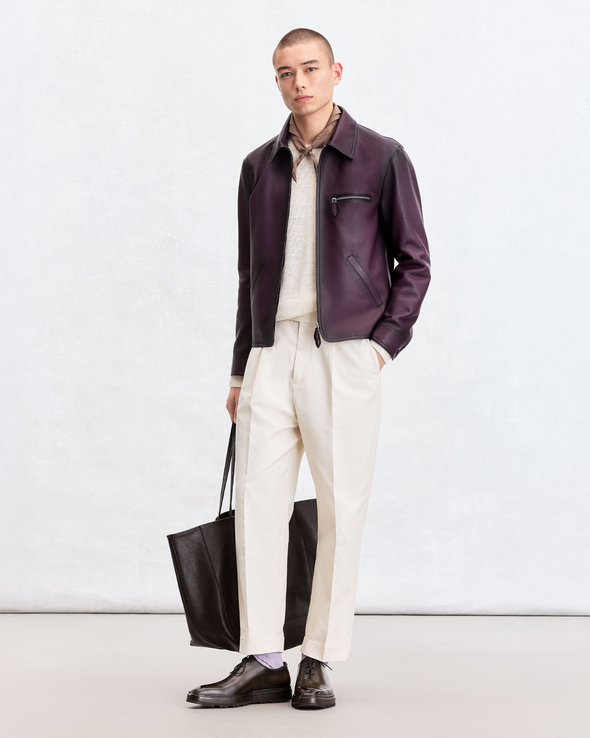 レザーパティーヌ アンジュール ブルゾン | ベルルッティ JP