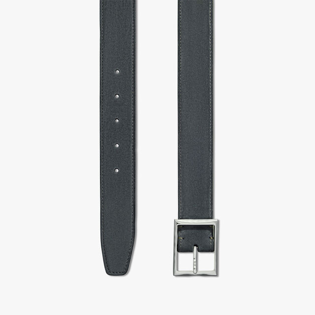 Classic Suede Leather 35 mm Belt, ASPHALT, hi-res 2