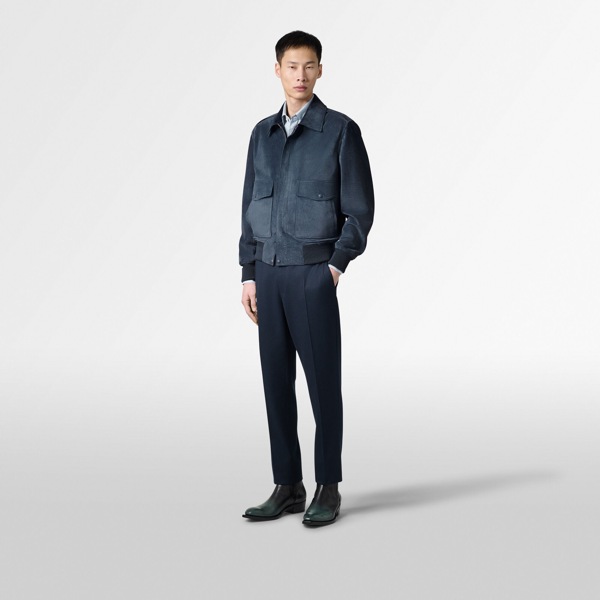 Suede Flight Jacket Berluti FR