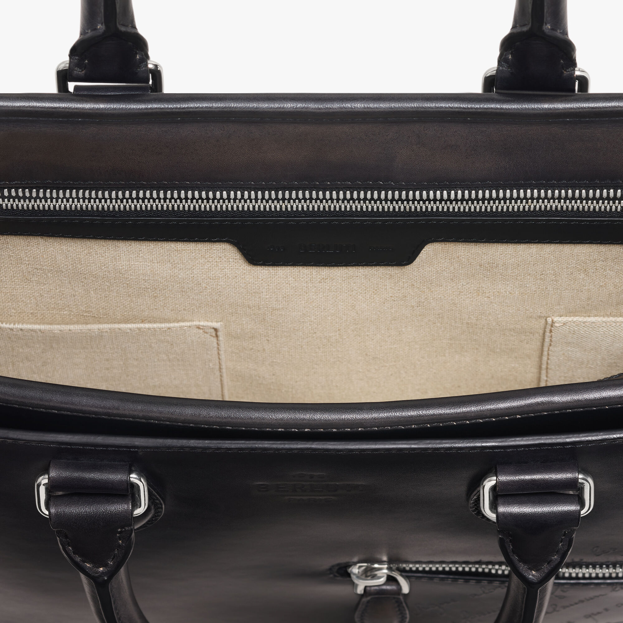 クールな価格でホットなピック Un Jour Scritto Leather Briefcase | Berluti US バッグ
