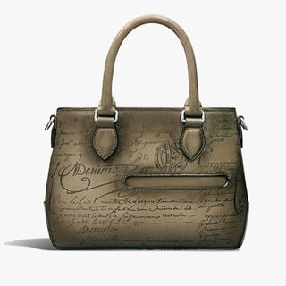Toujours Gulliver Scritto Leather Messenger, SANDSTORM, hi-res