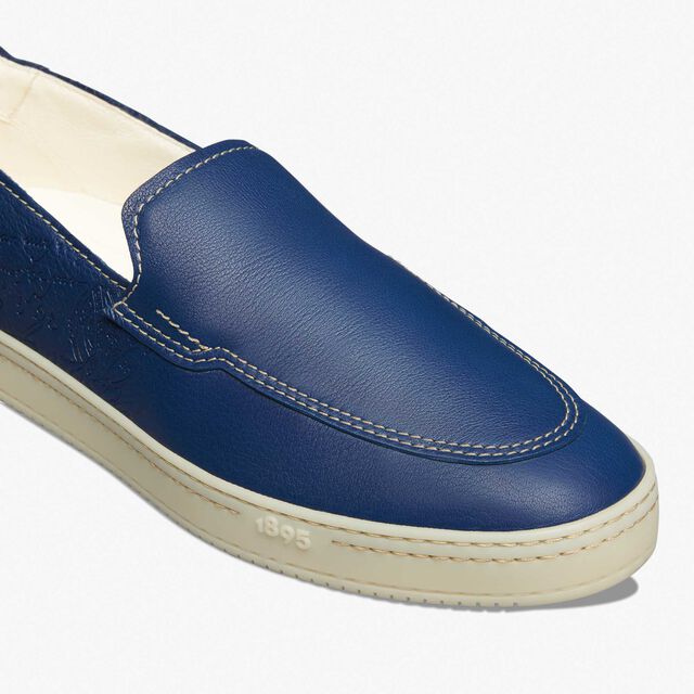 Mocassin Eden En Cuir Scritto, BLU SHADOW, hi-res 6