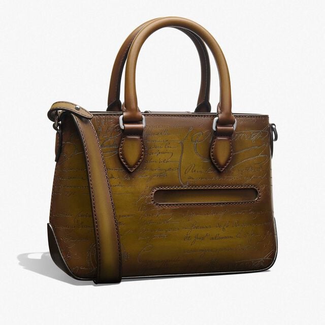 Toujours Gulliver Scritto Leather Messenger, JUNGLE GREEN, hi-res 2