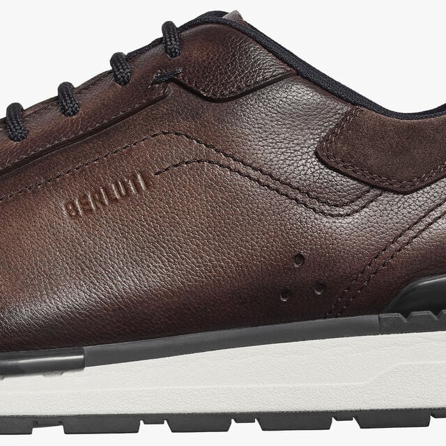 Fast Track Venezia Calf Leather Sneaker, SOFT BROWN, hi-res 9