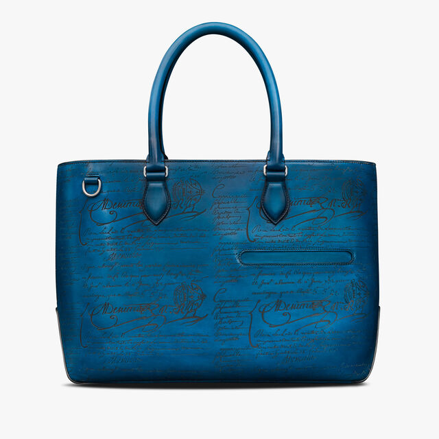 Toujours Mini Scritto Leather Tote Bag, AVEIRO, hi-res 1