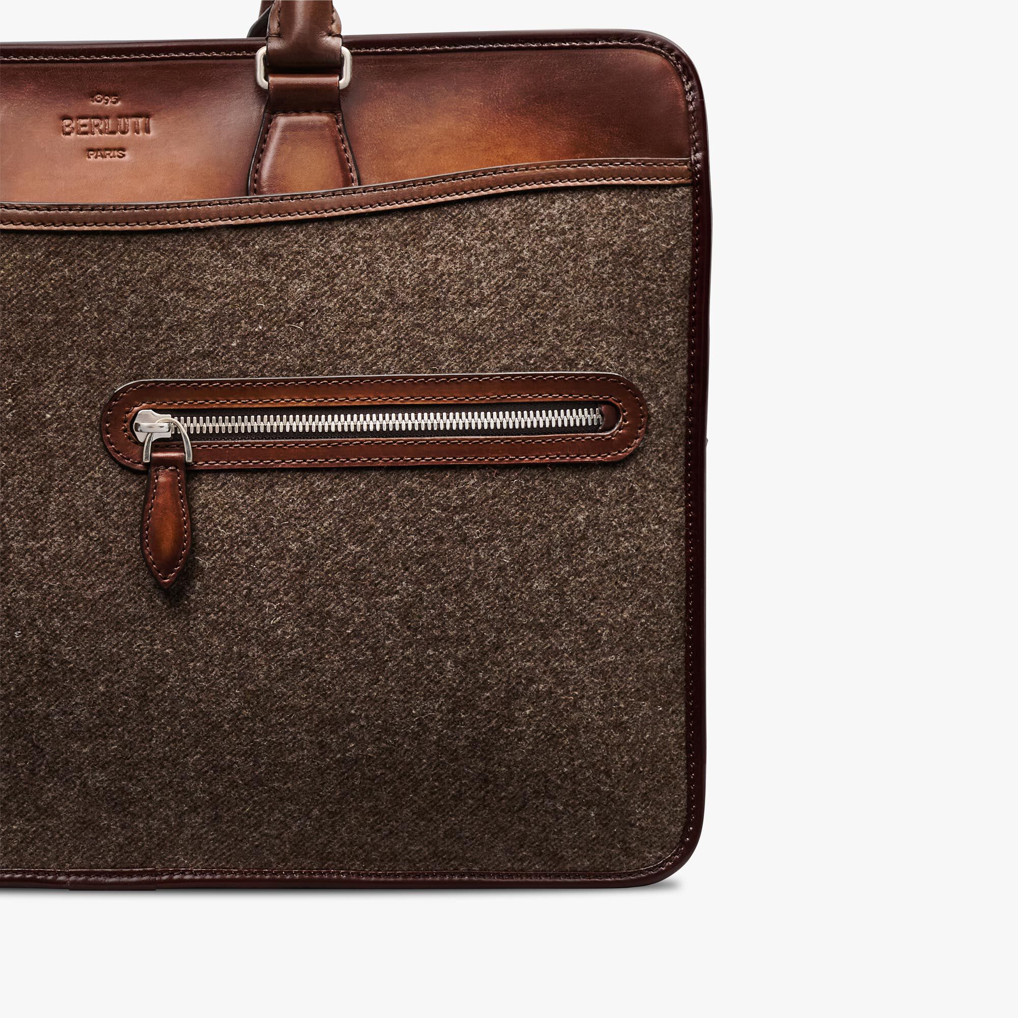 Wool briefcase outlet