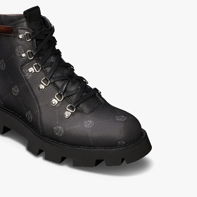 Twist Canvas And Leather Boot, BLACK + TDM INTENSO, hi-res