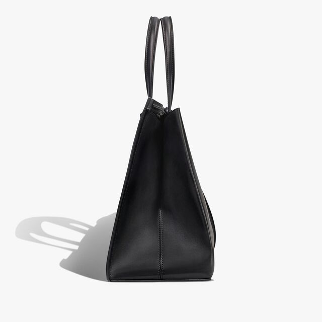 Luti 38 Leather Tote Bag, NERO GRIGIO, hi-res 4