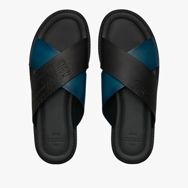 Sifnos Scritto Leather Sandal