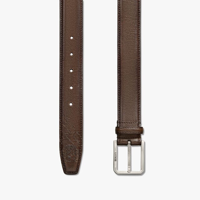 Ceinture Versatile 35 MM En Cuir Scritto, SOFT BROWN, hi-res 2