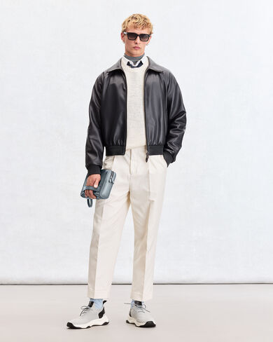 ローズウッド ジップポーチ, Bleu Brume, hi-res