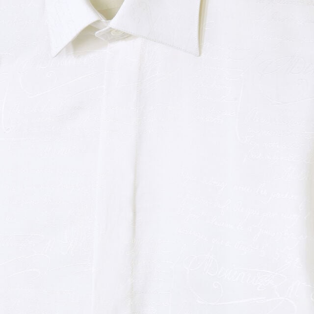 Cotton Silk Scritto Andy Shirt, BLANC OPTIQUE, hi-res 7