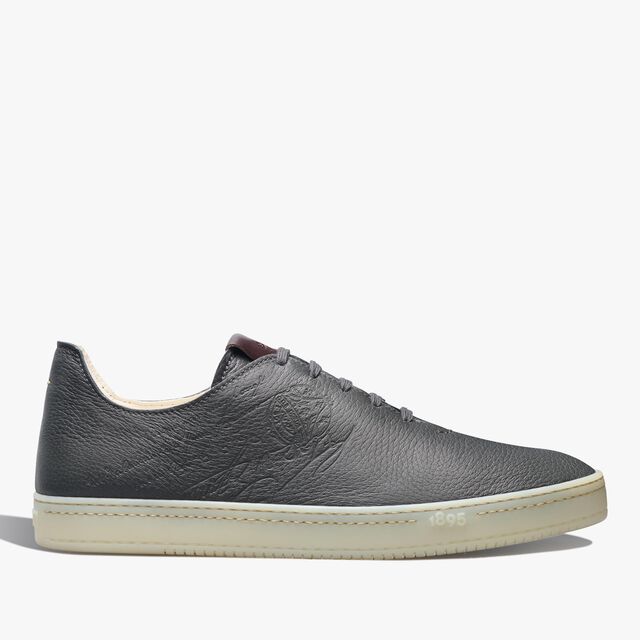Eden Scritto Leather Sneaker, MYSTERIOUS GREY, hi-res 1