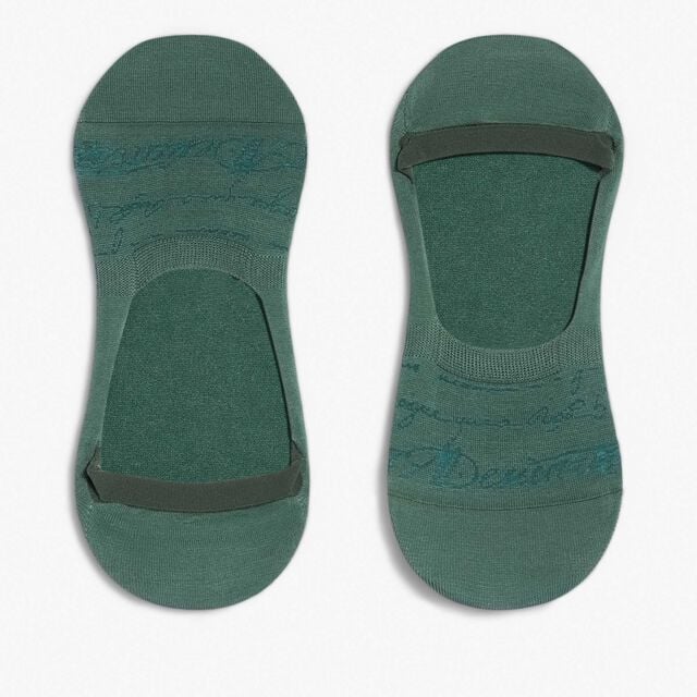 Shadow Cotton Ghost Socks, PETROL GREEN., hi-res 2