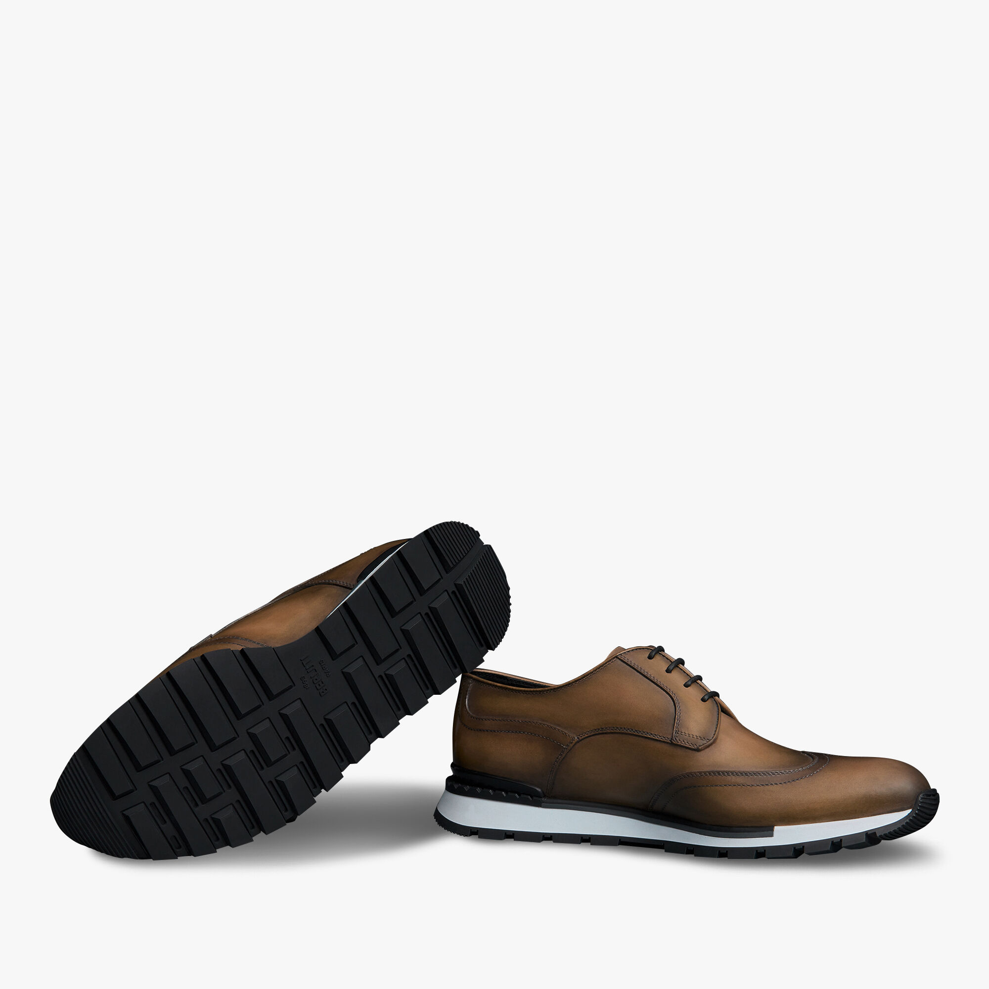 Fast Track Scritto Leather Sneaker, OLIVE, hi-res 4