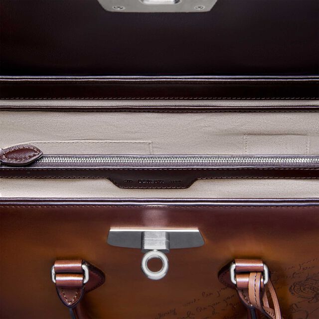 Cartable E’Mio En Cuir, CACAO INTENSO, hi-res 6