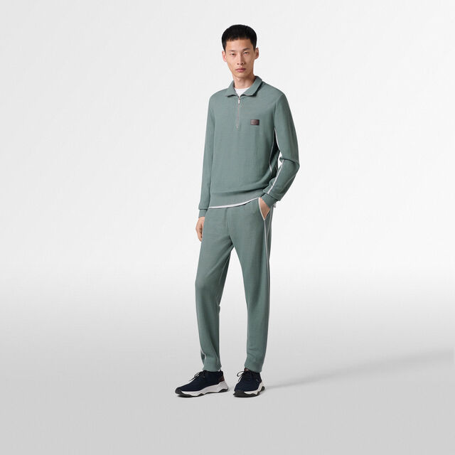 Shadow Half-Zip, PRASIN GREEN, hi-res 4