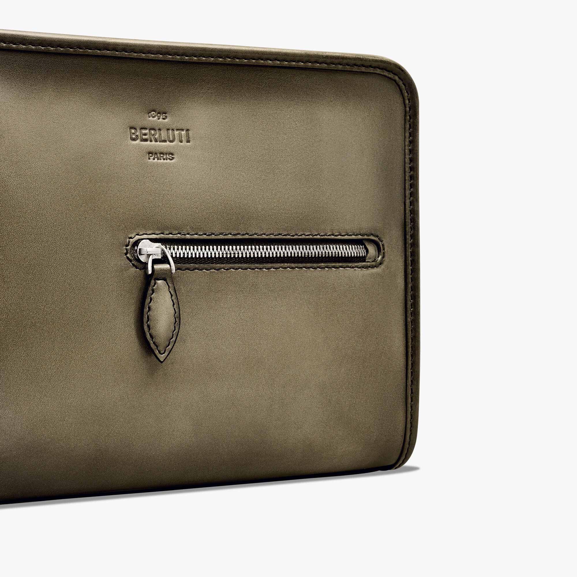 小物 BERLUTI コア マキシ スクリットレザー ロング ジップ カードホルダー
