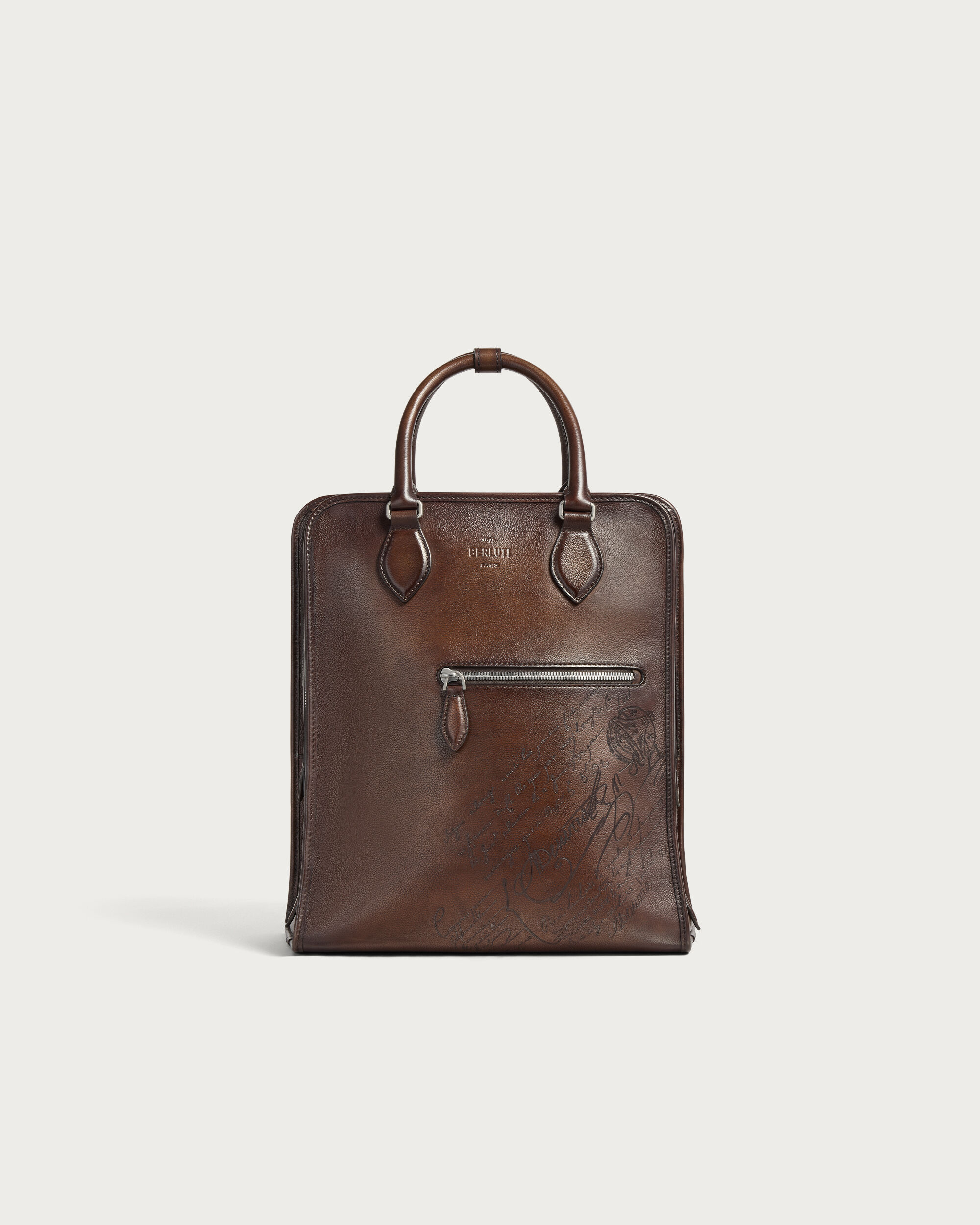 Berluti ベルルッティ　ガーメントバッグ　11枚セット Berluti】アンジュール スクリット ビジネス バッグ レザー S (Berluti