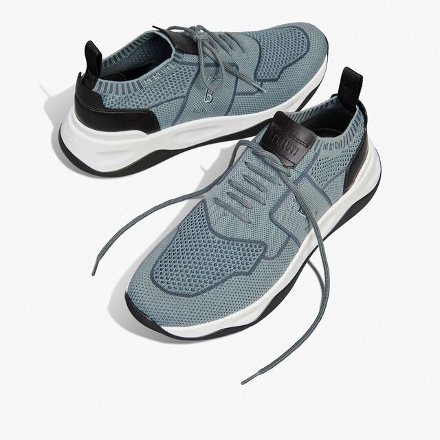 Shadow Knit And Lagoon Calf Sneaker, STONE DENIM, hi-res 7