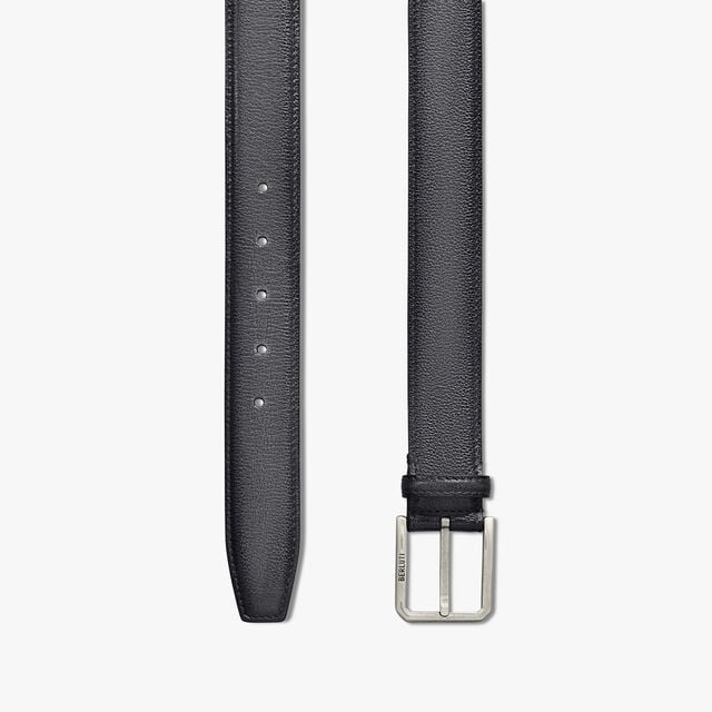 Versatile Leather 35 mm Belt, NERO GRIGIO, hi-res 2