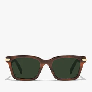 Radiant Acetate Sunglasses, CACAO + GREEN, hi-res