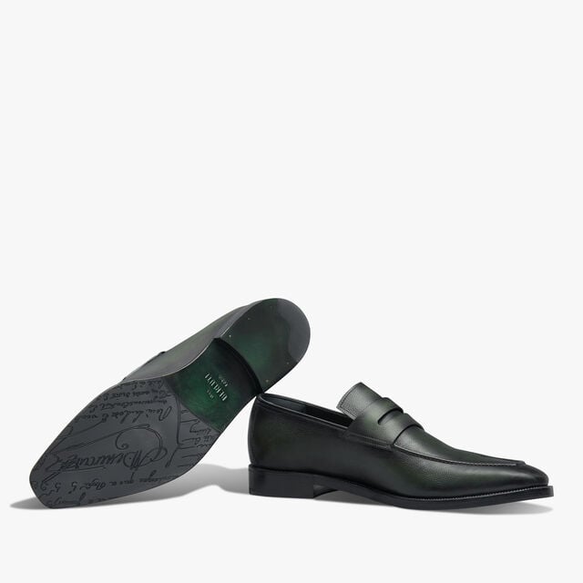 Mocassin Andy Démesure Neo Flex En Cuir De Veau Venezia Softy, NERO VERDE, hi-res 4