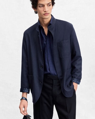 Light Cashmere Foresti&egrave;re Jacket, Cold Night Blue, hi-res