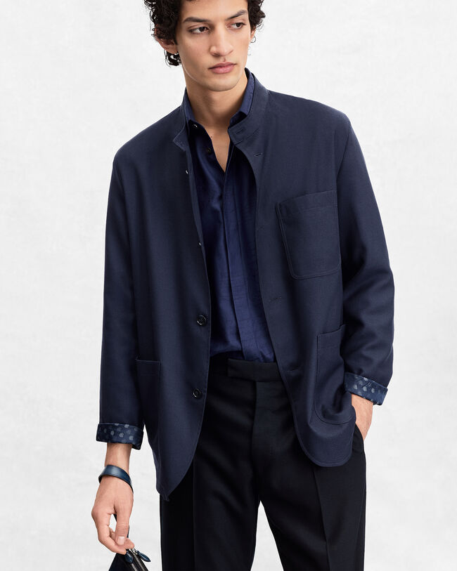 Light Cashmere Foresti&egrave;re Jacket, Cold Night Blue, hi-res