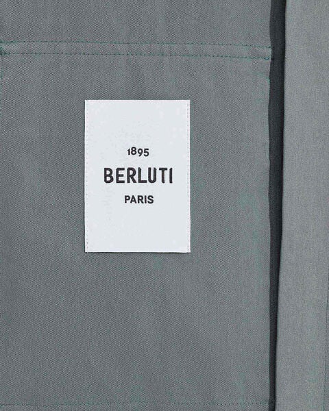 Camera Field Jacket with Leather Details, Prasin Green, hi-res