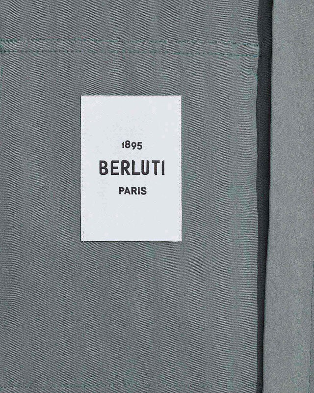 Camera Field Jacket with Leather Details, Prasin Green, hi-res