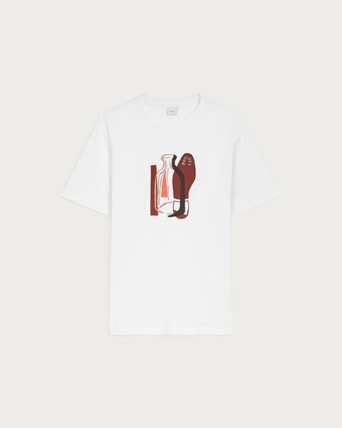Berluti Artwork Collage T-shirt, Blanc Optique, hi-res