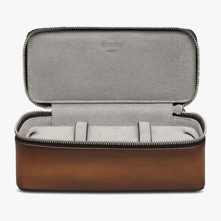Scritto Swipe Leather 3 Watches Case, CACAO INTENSO, hi-res