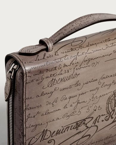 Itauba Wide Zipped Pouch, Gris, hi-res