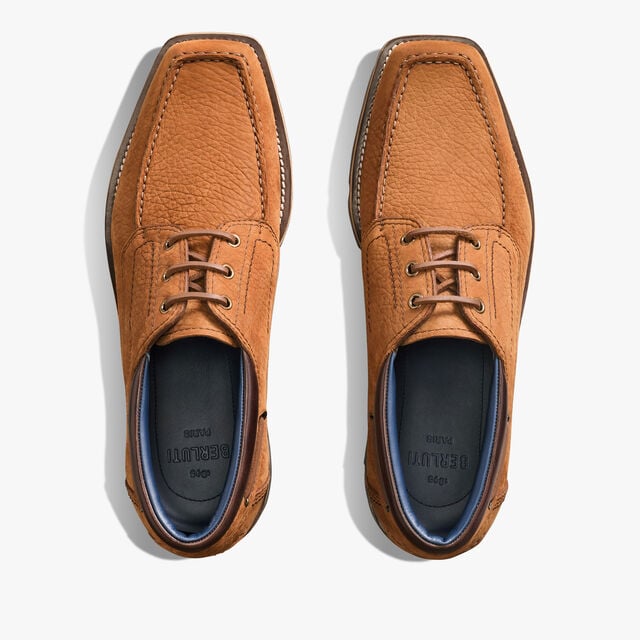 Derby Grand Chemin En Cuir Nubuck, WALNUT BROWN, hi-res 3