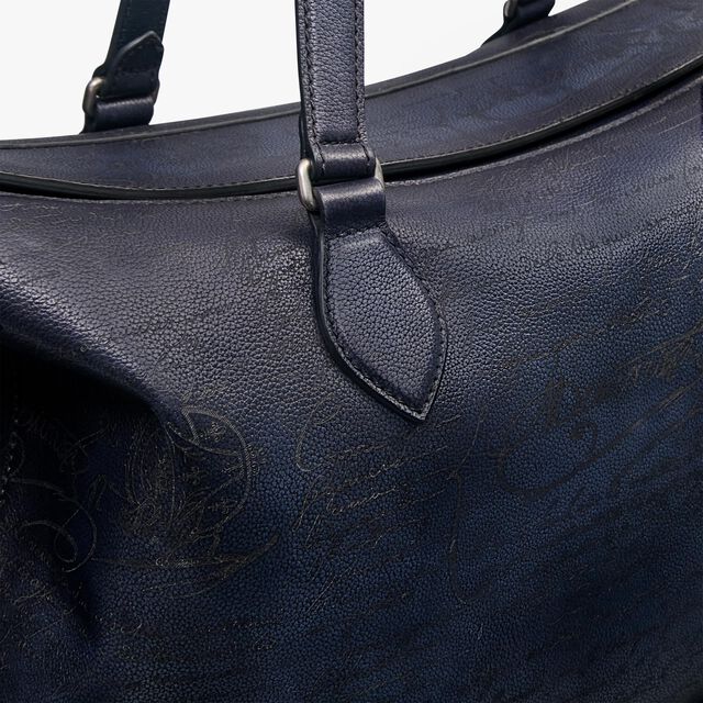 Late Hour Scritto Leather Shopper, INDIGO DENIM, hi-res 6