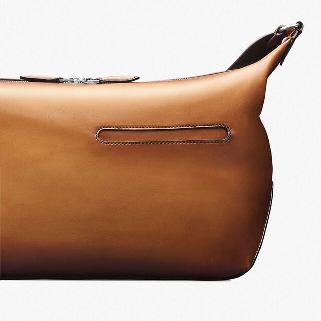 Toujours Soft Zipped Hobo Leather Messenger, ICE GOLD, hi-res 5